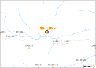 map of Makekwa