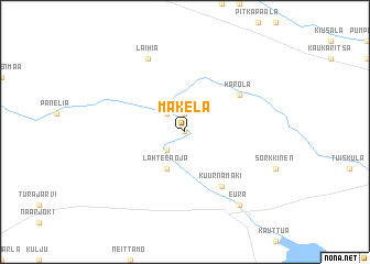 map of Mäkelä