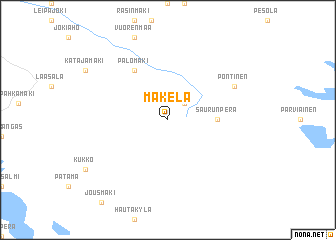 map of Mäkelä
