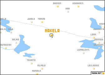 map of Mäkelä