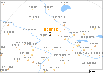 map of Mäkelä