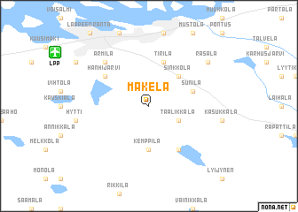 map of Mäkelä