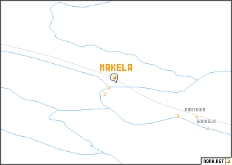 map of Mäkelä