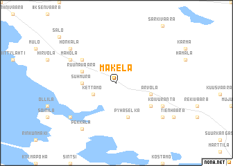 map of Mäkelä