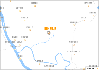 map of Makele