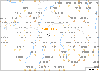 map of Makelfa