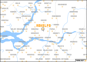 map of Makelfa