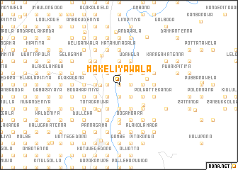 map of Makeliyawala