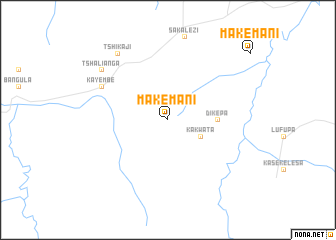 map of Makemani