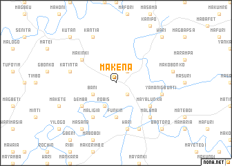 map of Makena