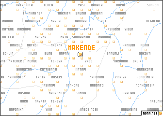 map of Makende