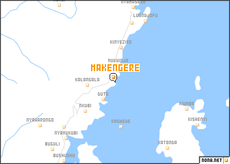 map of Makengere