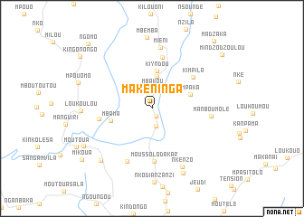 map of Makéninga