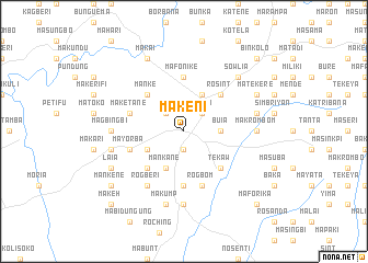 map of Makeni