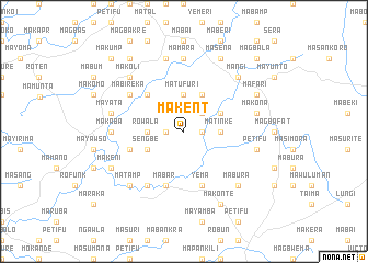 map of Makent
