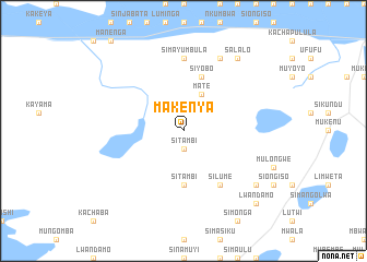 map of Makenya