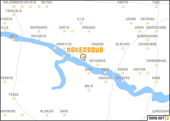 map of Makéraoua