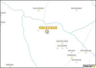 map of Makerawa