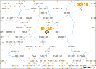 map of Makera