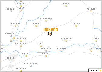 map of Makera