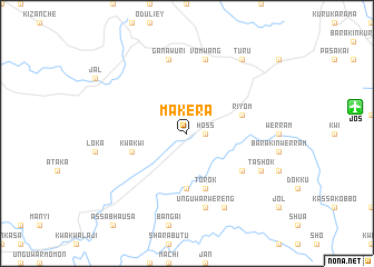 map of Makera