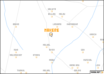 map of Makere