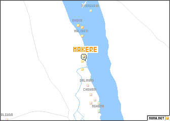 map of Makere