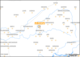 map of Makeri