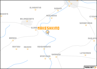 map of Makeshkino