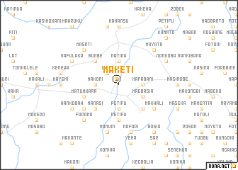 map of Maketi