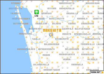 map of Makewita