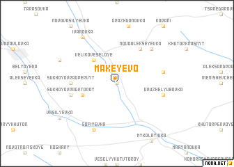 map of Makeyevo