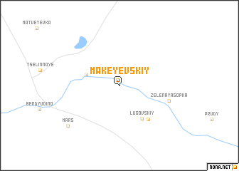 map of Makeyevskiy