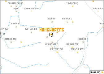 map of Makgwareng