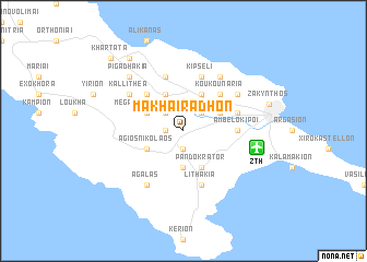 map of Makhairádhon