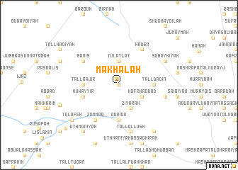 map of Makḩalah