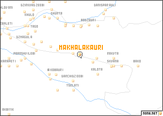 map of Makhalakauri