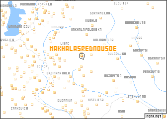 map of Makhala Srednʼo Usoe