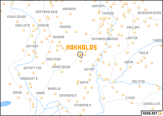 map of Makhalás