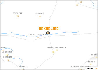 map of Makhalino