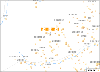 map of Mākhāmai