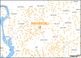 map of Makhangali