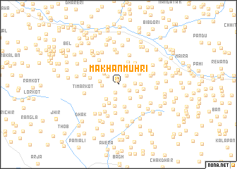 map of Makhan Muhri