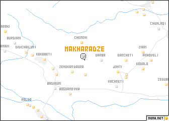 map of Makharadze