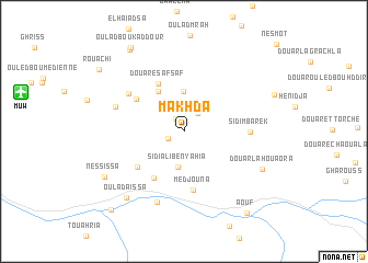 map of Makhda
