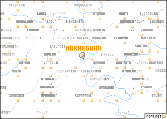 map of Makhegwini