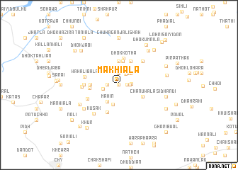 map of Makhiāla