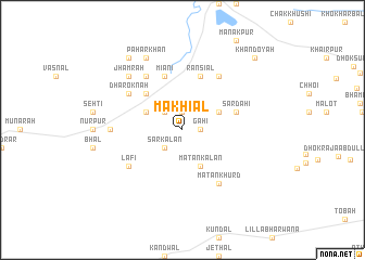 map of Makhiāl