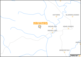 map of Makhinas