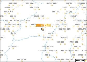 map of Mak-hkaw